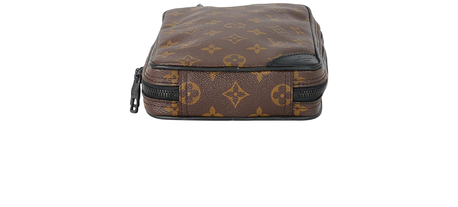 Utility Side Bag, &pound;850, Handbags, Brown, Coated Canvas, Top view